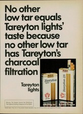 1978 Vtg Print Ad Tareyton Lights Cigarettes Tobacco Smoking Ephemera Promo Art  picture