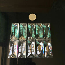 Suncatcher 50MM Rectangular Faceted Prism Crystal Glass Chandelier Pendant Decor picture