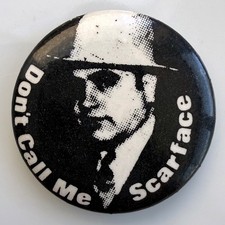 Vintage 1979 PRINCE BUSTER pin reggae badge Al Capone button Scarface ska pin NM picture