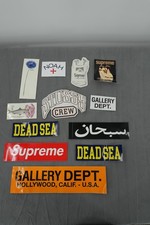 HYPE BEAST Supreme Noah Stussy Gallery Dept Dead Sea Sticker Lot Streetwear Logo picture