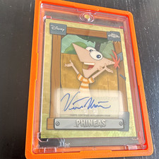 Topps 2026 Disney Neon Phineas and Ferb Phineas Auto Superfractor 1/1 #P&FA-VM picture