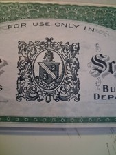 SLING'S🪙RARE 1917 $1 Peirce School Banking & Business Currency Philadelphia PA  picture