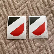 2PCS WW2 WWII German M35 M40 M42 Helmet Decals Stickers picture