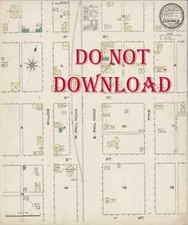 COPY 1885 Centralia  Washington street map 16X20