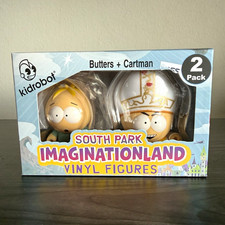 South Park Imaginationland Butters Pope Cartman Kidrobot Vinyl Figures 2 Pack picture
