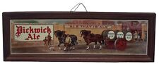 Vintage Pickwick Ale Clydesdale Horses Sign Haffenreffer VERY NICE  picture