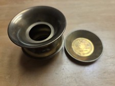 Vintage Marshall MFG Co Brass Spittoon Cuspidor Small Tobacco Spit Pot USA Made picture