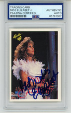 Miss Elizabeth ~ Signed Autographed 1990 Classic WWF Trading Card Auto ~ PSA DNA picture