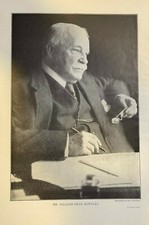 1909 Vintage Magazine Illustration Author William Dean Howells picture