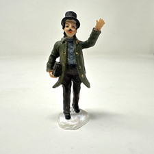 2003 Grandeur Noel Victorian Village WAVING MAN Figurine FOR REPLACEMENT 2.25