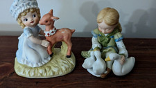 2 Vintage HOLLY HOBBY and LEFTON CHINA Figurines. Approx.3