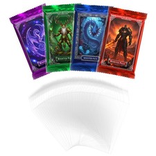 100pcs Sleeves for Pokemon Booster Packs, Protective Sleeves 72x122mm, Booster Pa... picture