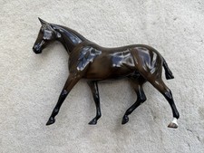 Rare Peter Stone Factory Custom Braided English Pony “Oh Fudge” Glossy Dark Bay picture