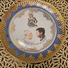 edelstein bavaria china Plate With  Pope Joannes XX111 Pontifex Maximus, John... picture
