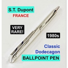 [VERY RARE] S.T. Dupont Classic Dodecagon Ballpoint Pen France 1980s 26011801 picture
