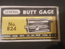 Vintage General Butt Gage #824 New In Original Box picture