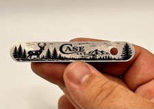 Custom Engraved Knife Pick Blade Opener Case XX Inspired Deer Scene 3” picture