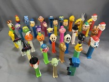 Lot of 40 PEZ Dispensers - 90’s 285/305 Truck Witch Pumpkin Yoda Sesame Ghost picture