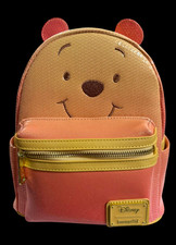 NEW Loungefly Disney Winnie the Pooh Cosplay Sequin Glitter Mini Backpack NWT picture