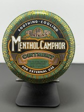 Vintage Watkins Menthol Camphor Pain Relief Cough OINTMENT Tin  picture
