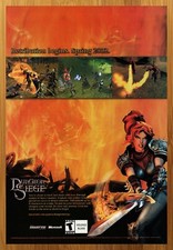 2001 Dungeon Siege PC Vintage Print Ad/Poster Official Fantasy RPG Promo Art picture