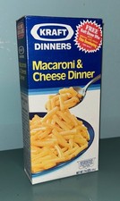 Vintage 1982 Kraft Macaroni and Cheese Dinner Box - Unopened picture