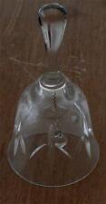 Vintage Pressed Glass Collectible  Bell, Pretty  Pattern VG CONDITION picture
