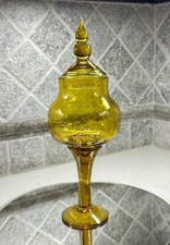 Bischoff 117 VTG-MCM Rare Crackle Art Glass 15