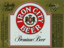 Iron City Premium Beer Label 9