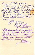 1887 Sanford FL Letter Jacksonville Signed E. P. Ahern Evaporated Milk Quality picture
