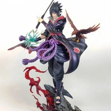 Naruto Uchiha Sasuke 27CM PVC Action Figure Anime Statue Desk Collectible Toy picture