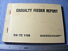 Vintage Vietnam Era US Armed Forces Casualty Feeder Report Booklet picture