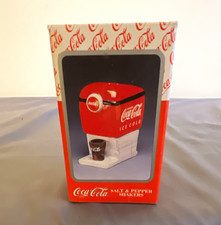 Coca-Cola Salt & Pepper Shakers Set Original 1997 Red/White Soda Theme picture