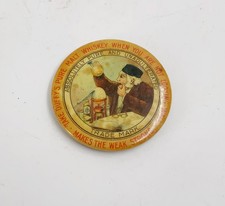 ANTIQUE PRE PRO Duffys pure malt whiskey advertising mirror picture