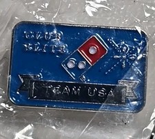 Domino's Pizza CLUB ELITE TEAM USA ENAMEL Metal Pin Crown Awards BLUE picture