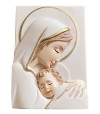 Vittoria Valentino Italy Mother Mary Madonna & Child Jesus 3-D Wall Plaque WOW picture