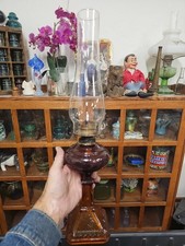 ANTIQUE OIL LAMP  1880s Or Earlier BANNER P & A Mfg Co. picture