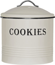Blue Donuts Vintage Cookie Jar - Cookie Jars for Kitchen Counter, Airtight Jar C picture