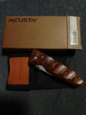 MCUSTA MC-0026D Knife with Case, Scratches and Stains picture