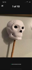 Vintage 1950-1960  Peerless Skull Rattle Halloween Toy Decor monster  picture