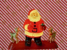 Vintage Royal Electric Santa &Reindeer picture