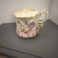 ANTIQUE Nippon Mustache Shaving Mug/Scuttle Porcelain 100 Plus Years Old picture