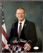 EUGENE KRANTZ APOLLO 11 13 FLIGHT DIRECTOR HAND SIGNED AUTO 8x10 PHOTO JSA CERT picture