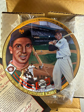 1994 Hamilton Collection Bobby Thomson Shot Heard ’Round the World Game Plate picture
