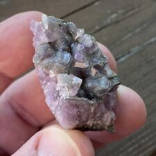 Fascinating Amethyst With Smokey Druzy Coating, And Fluorite From Arizona picture