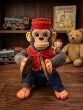 Vintage 1999 Mister Monkey-Musical Cymbal Clapping-Charm Company-Works USA picture