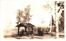 H67/ Eagle Harbor Michigan RPPC Postcard c1940s Lake Superior Overlook  150 picture