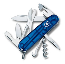 Victorinox Climber Swiss Army 91mm Knife SAPPHIRE BLUE 1.3703.T2 picture