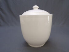 Vintage RARE Pfaltzgraff Terrace White Large Covered Canister 10