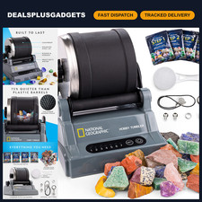 Rock Tumbler Kit for Kids & Adults - Hobby Craft, Ages 8+, Fun DIY Activity picture
